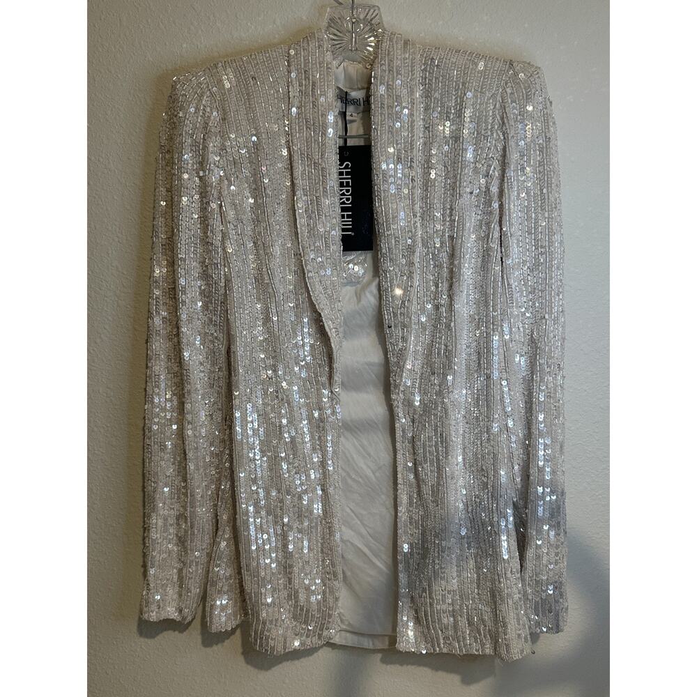 Sherri Hill Shiny Sequin Suit - Picture 5 of 7